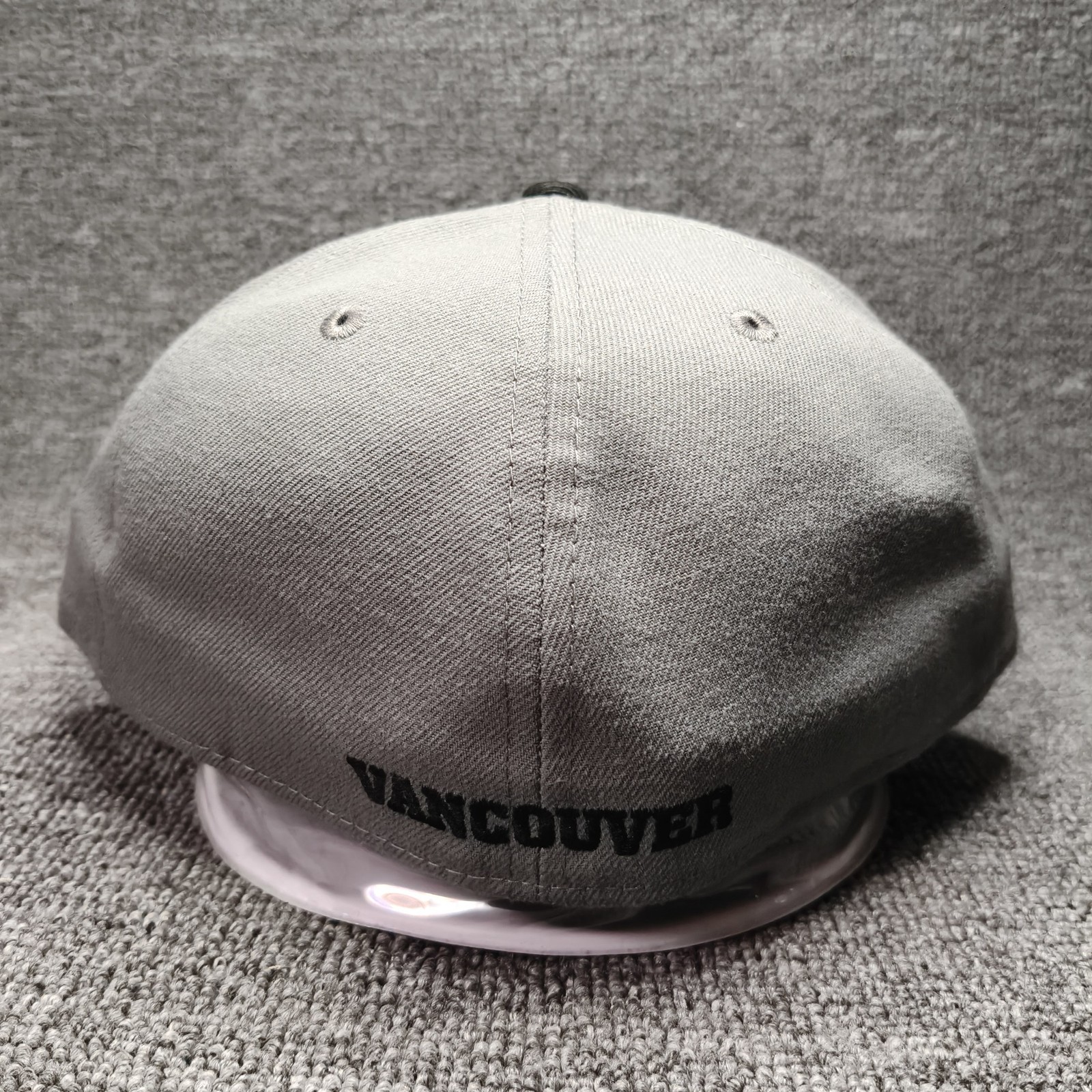 New Era Vancouver Canucks 59FIFTY Fitted Grey Black Hat 7 1 4