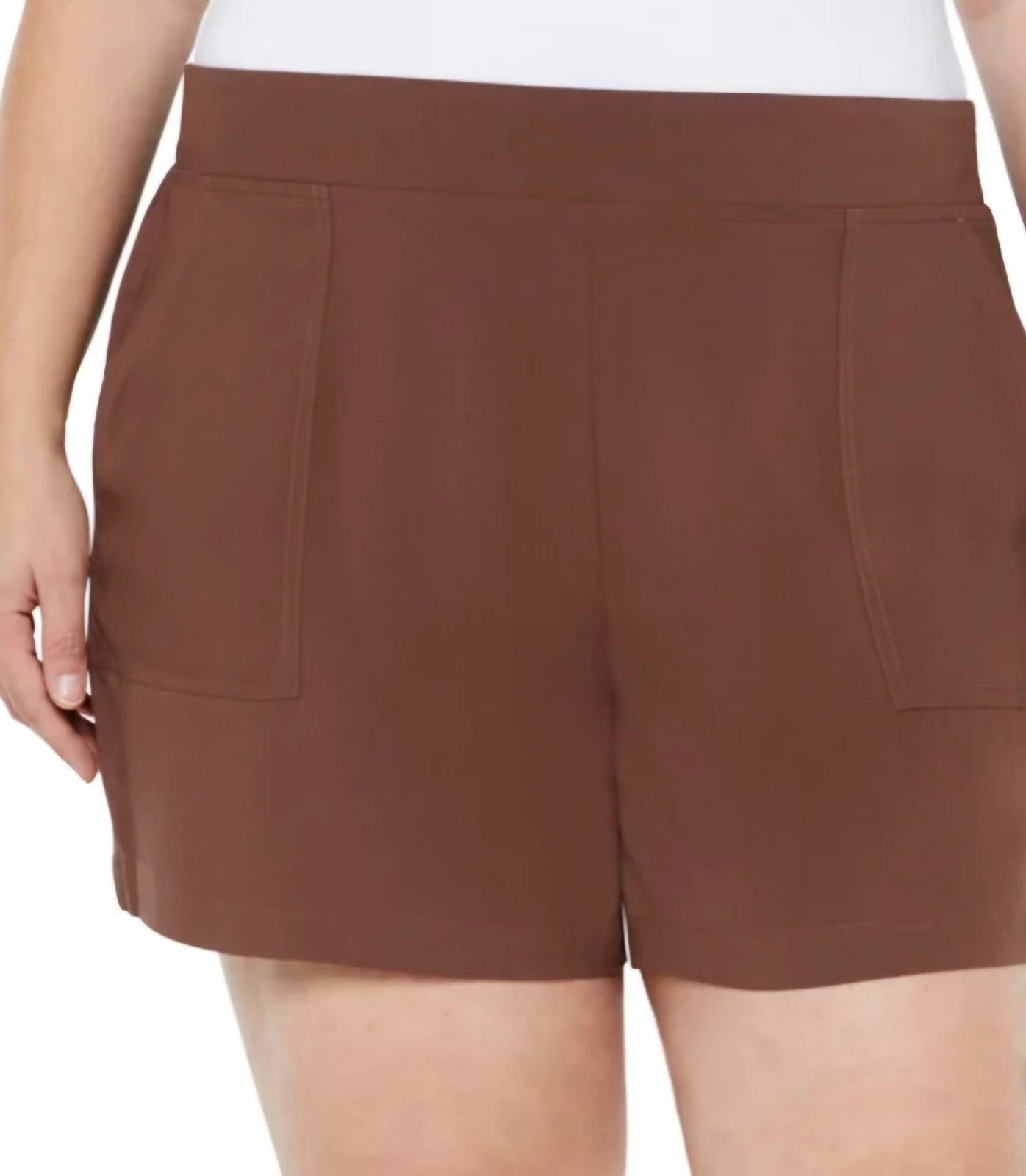 Wildfox Womens Lightweight Relaxed Fit Pull-On Shorts Multicolor Pockets