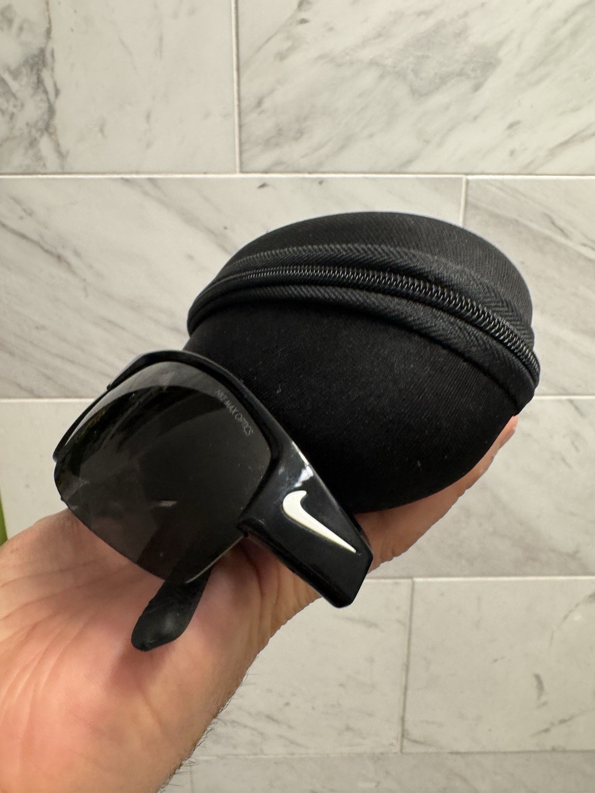 *AS IS* READ: Nike Sunglasses Wrap Around EV0620 001 Show X2