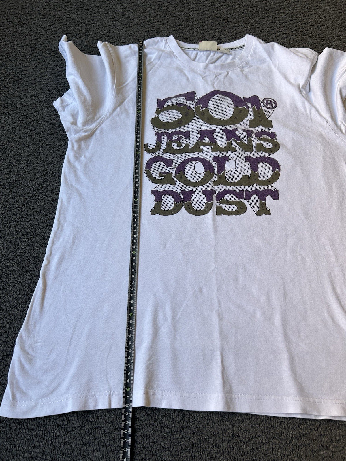 Levi’s T-Shirt Size XL Mens Slim Fit White Tee “501 Jeans Gold Dust”