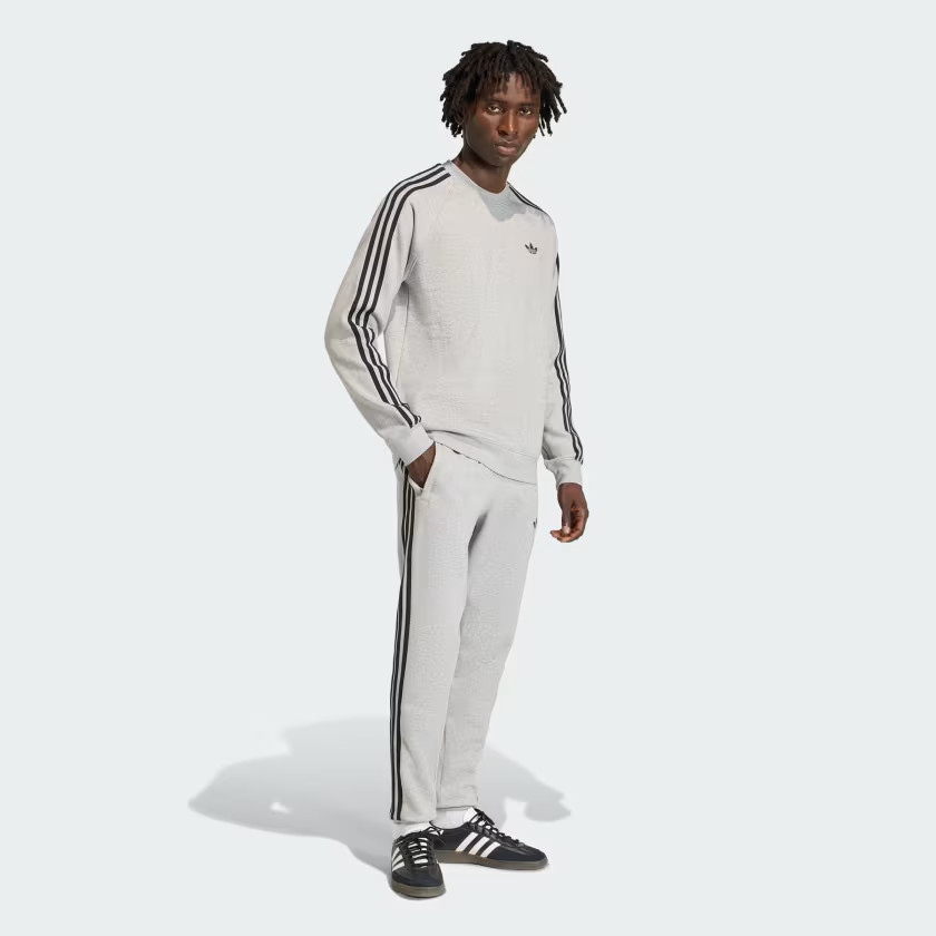 adidas men 3-STRIPES CREW Sweatshirt