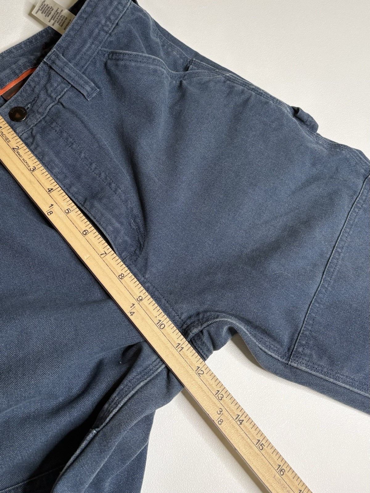 Patagonia All Seasons Double Knee Carpenter Hemp Blend Pants Womens 4 Blue