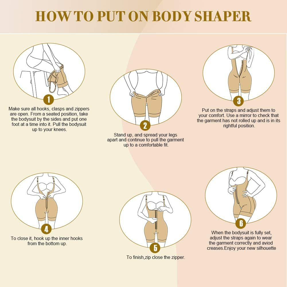Fajas Colombianas Reductoras Abdomen Post Surgery Para Mujer Body Shaper Corset