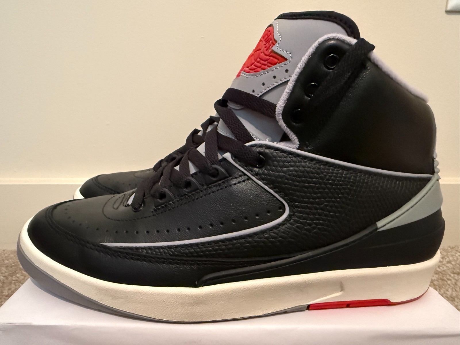Nike Air Jordan 2 Retro Black Cement 3 DR8884-001 sz 8.5