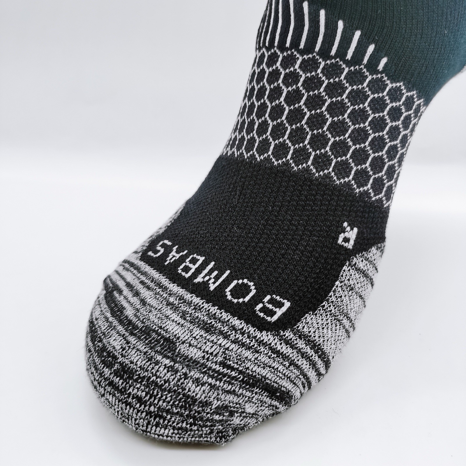 Bombas Hextec 8 Pairs Ankle Socks athletic Honeycomb Medium Black Wholesale Lot