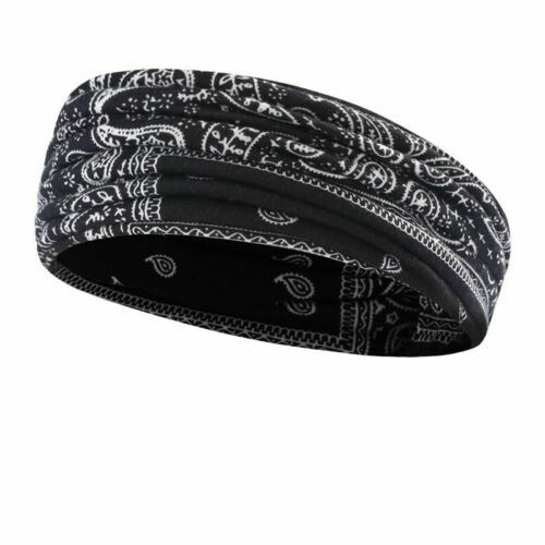 Women/Men Yoga Sports Wide Headband Elastic Boho Hair Band Head Wrap Wristband