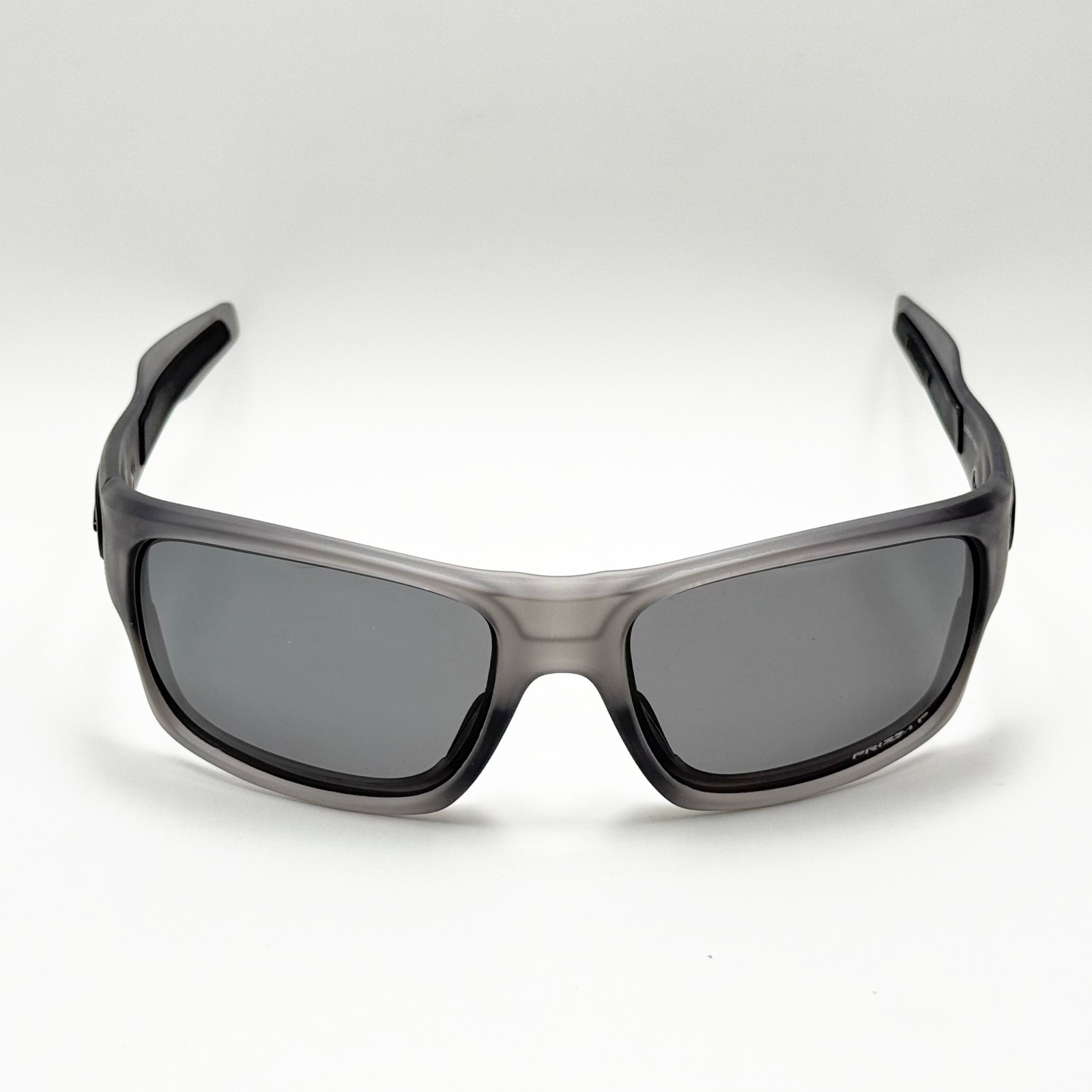 Oakley Turbine OO9263 Transparent Gray Frame Gray Polarized Sunglasses