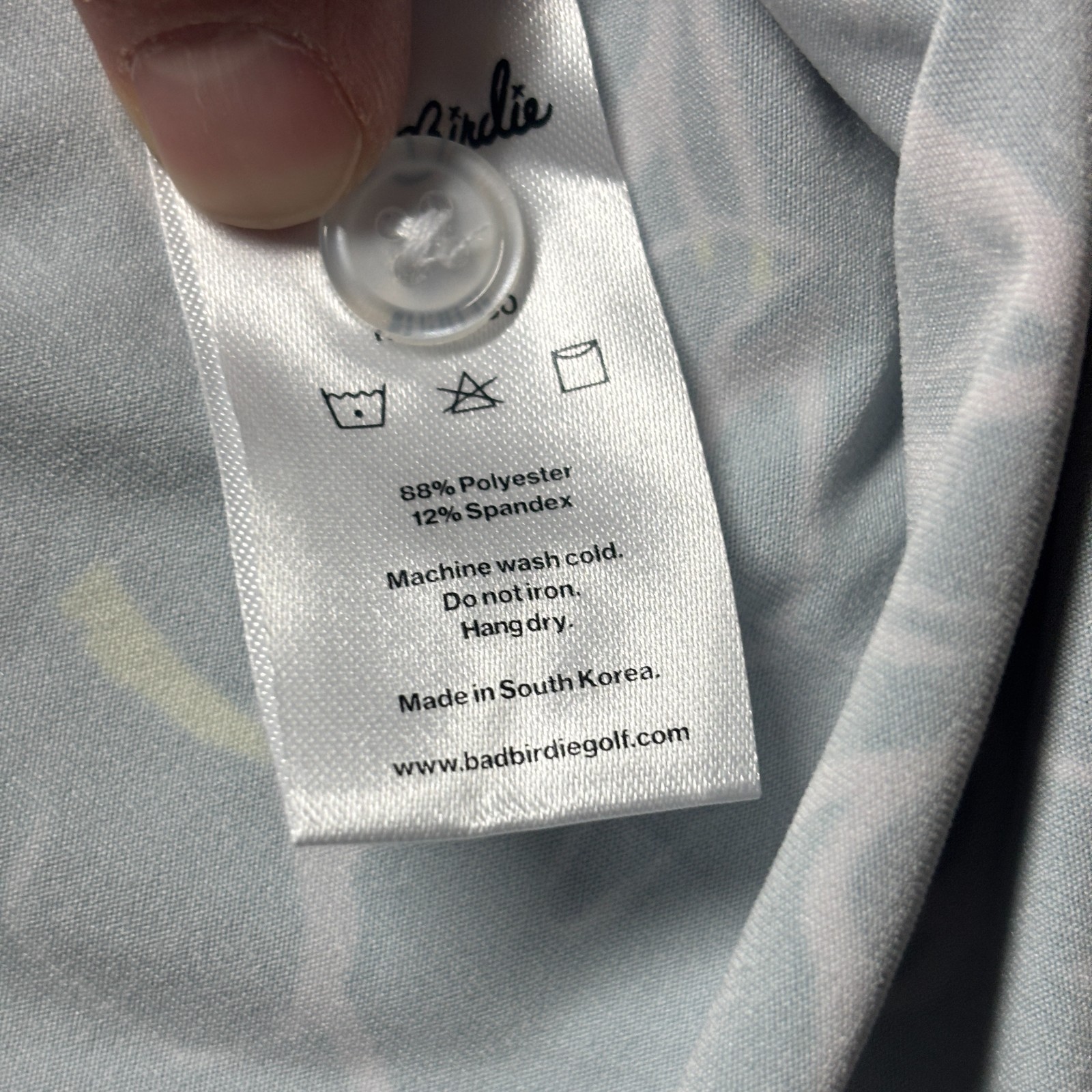 NWT Bad Birdie Polo Azalea Collection Golf Shirt Mens M Geometric Floral MSRP$84