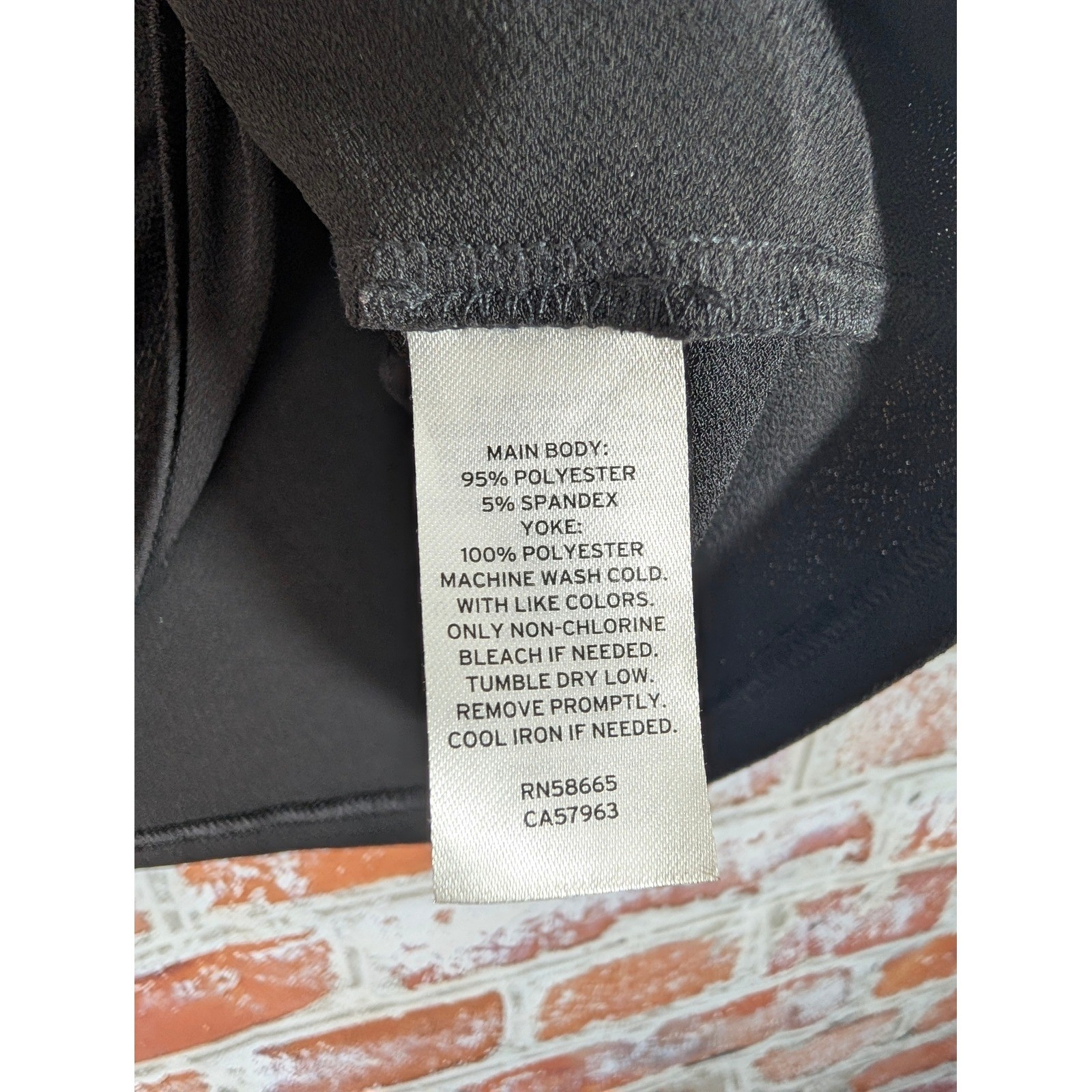 Nordstrom Rack Blouse Womens 2X Black Sheer Swiss Dot Mesh Yoke Tie Neck Top
