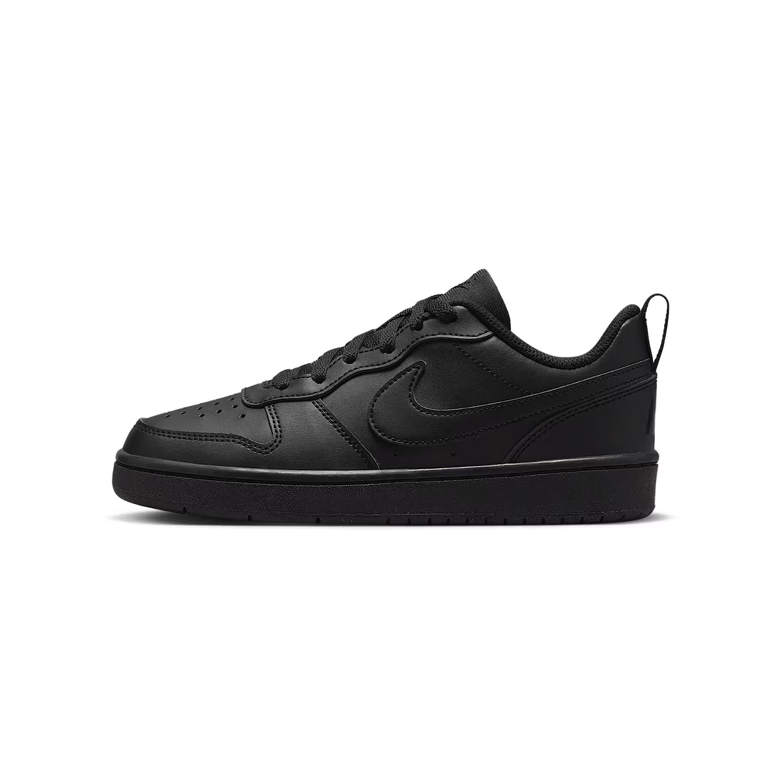 Nike Court Borough Low Recraft Big Kids’ Youth Black Sneakers Shoes, DV5456-002
