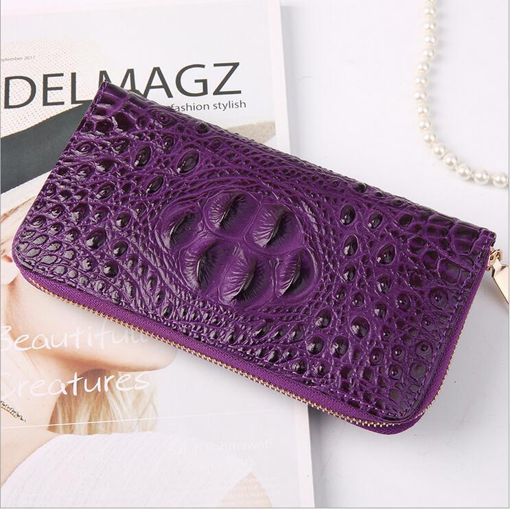 Mens Leather Wallet Zipper Card Holder Long Phone Purse Clutch Handbag Billfold