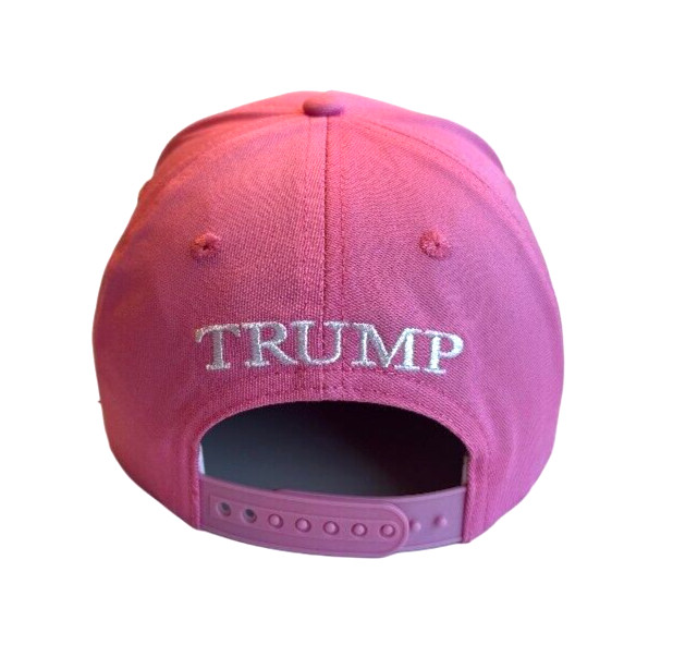 Trump 45-47 Hat Make America Great Again Pink Snapback MAGA US Seller!