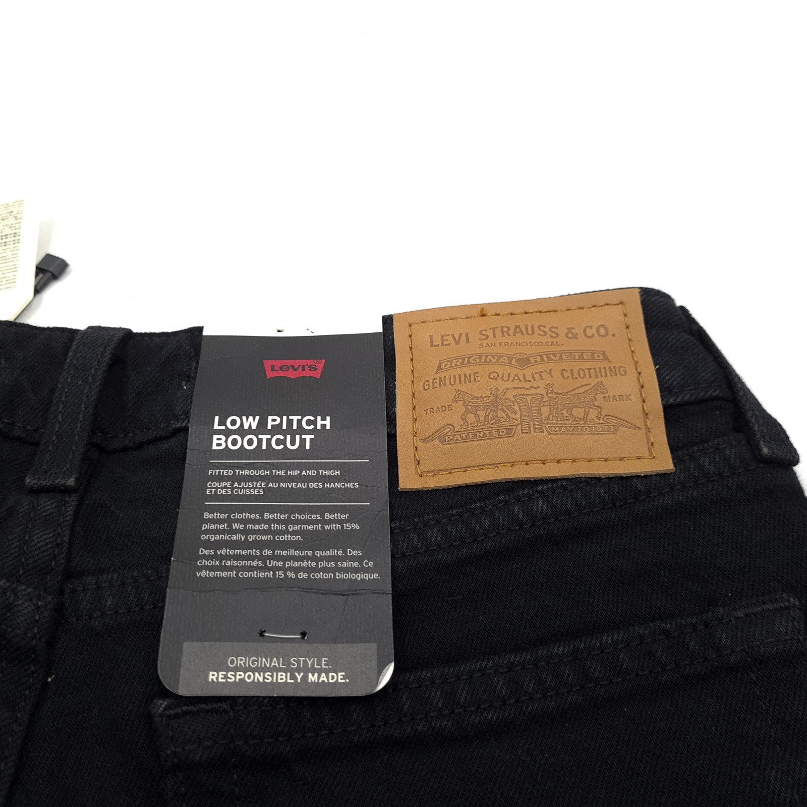 Levi’s Jeans Low Pitch Boot Women Stretch Slim Bootcut Ta1 Size W25 L33