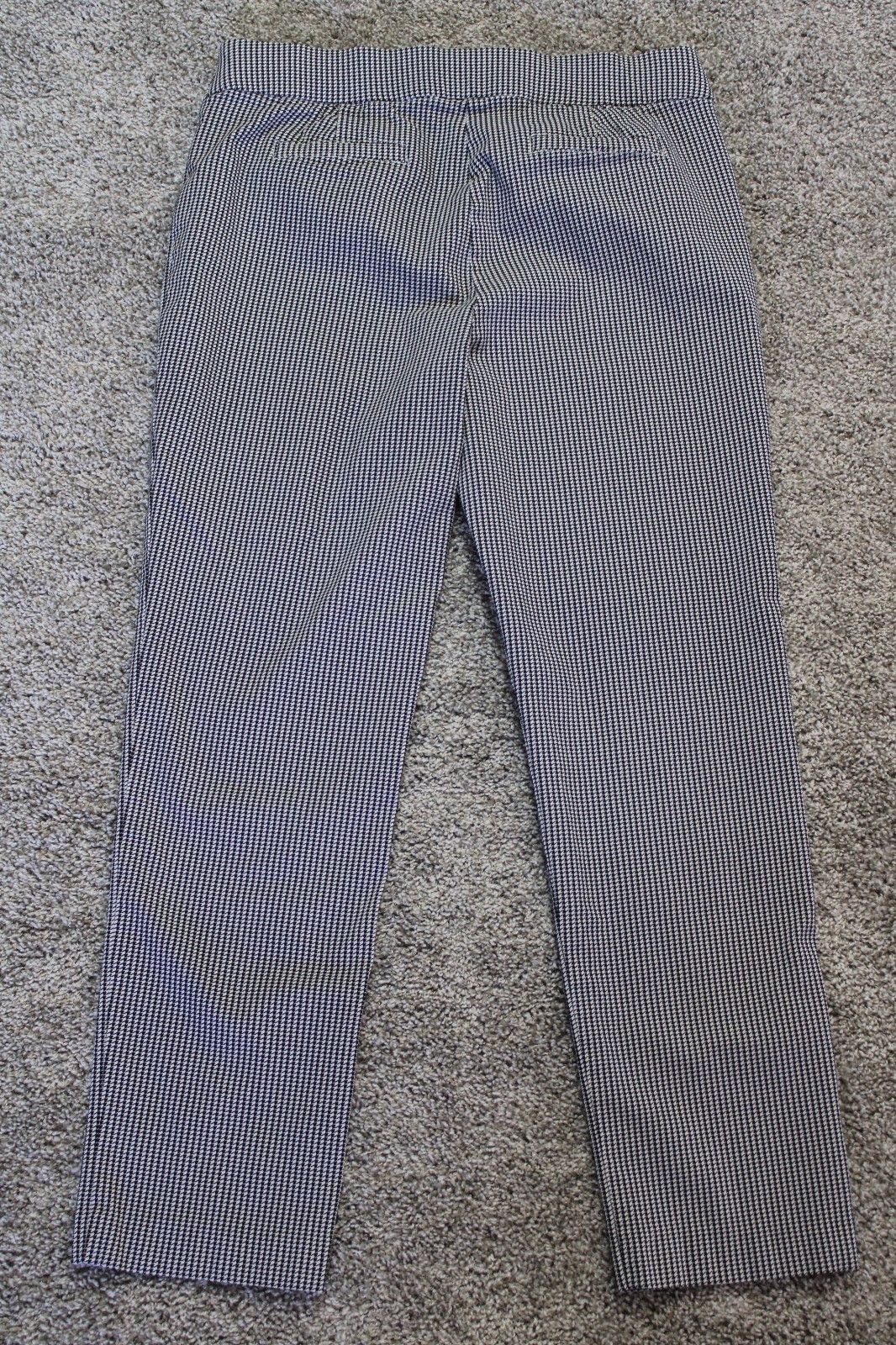 Kim Rogers Pants Womens Size 14 Checkered Black White
