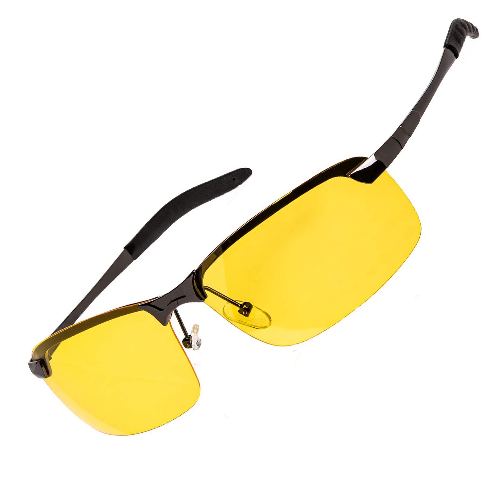 Night Driving Glasses Anti Glare Polarized – Vision Tac Small, Silver