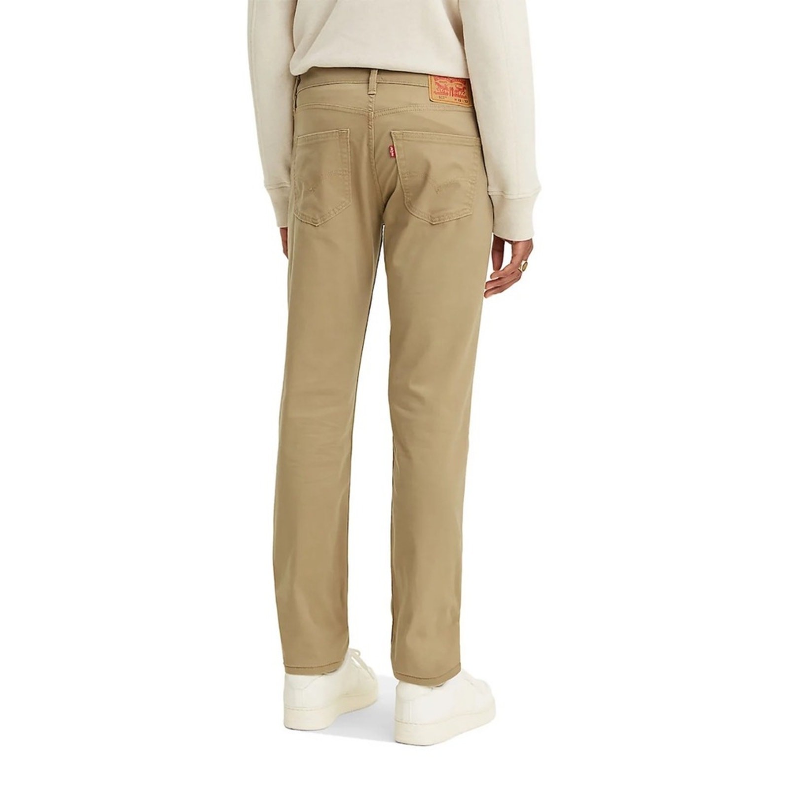 Levi’s 511 Slim All Seasons Tech Pants Tan Straight-Leg Stretch 28×30 Pockets