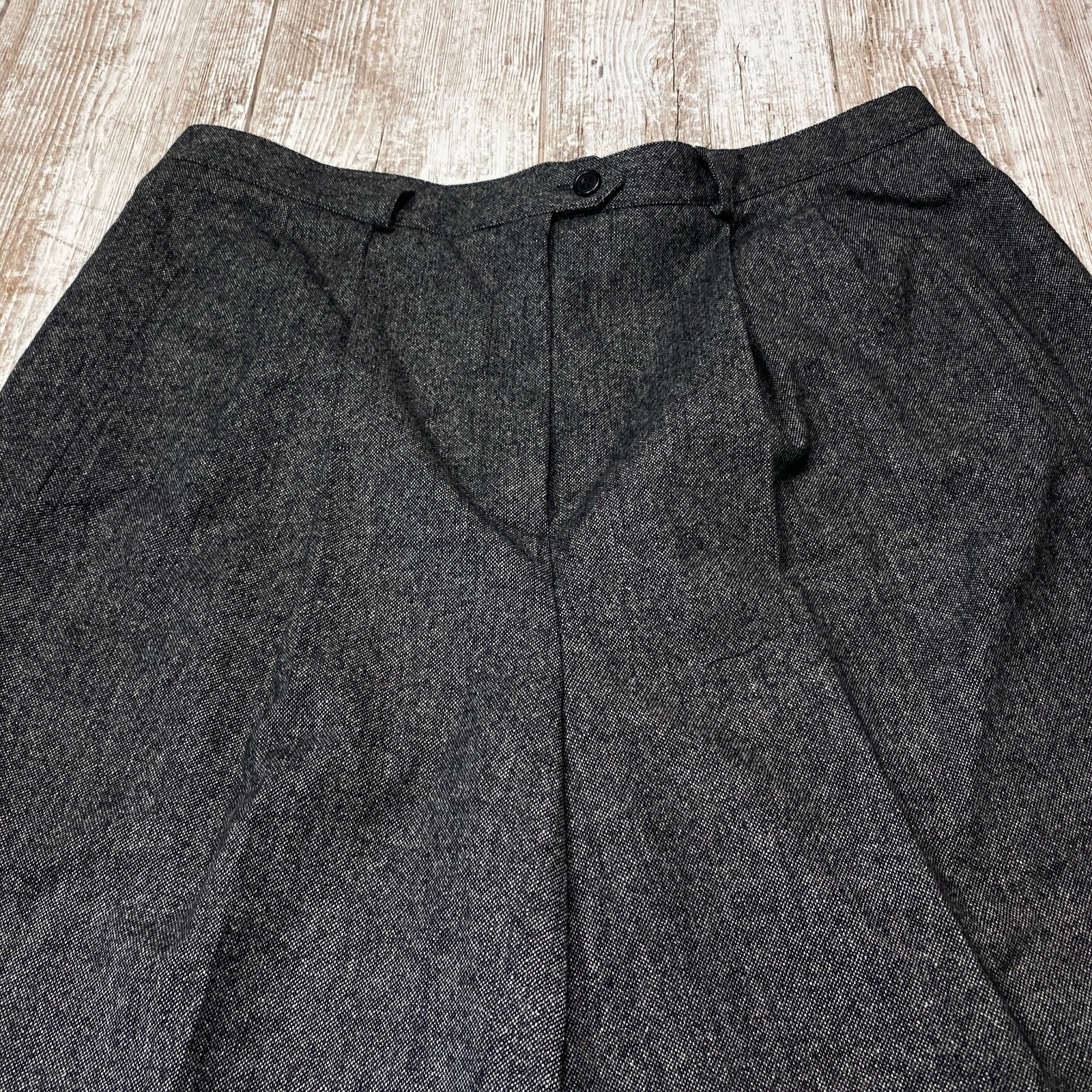 Polo Ralph Lauren Pants Mens 35×30 Wool Cashmere Pleated Cuffed Pants 7446