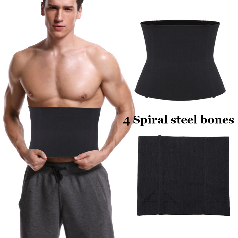 Men Abdomen Control Belt Band Tummy Control Compression Slimming Body Shaper
