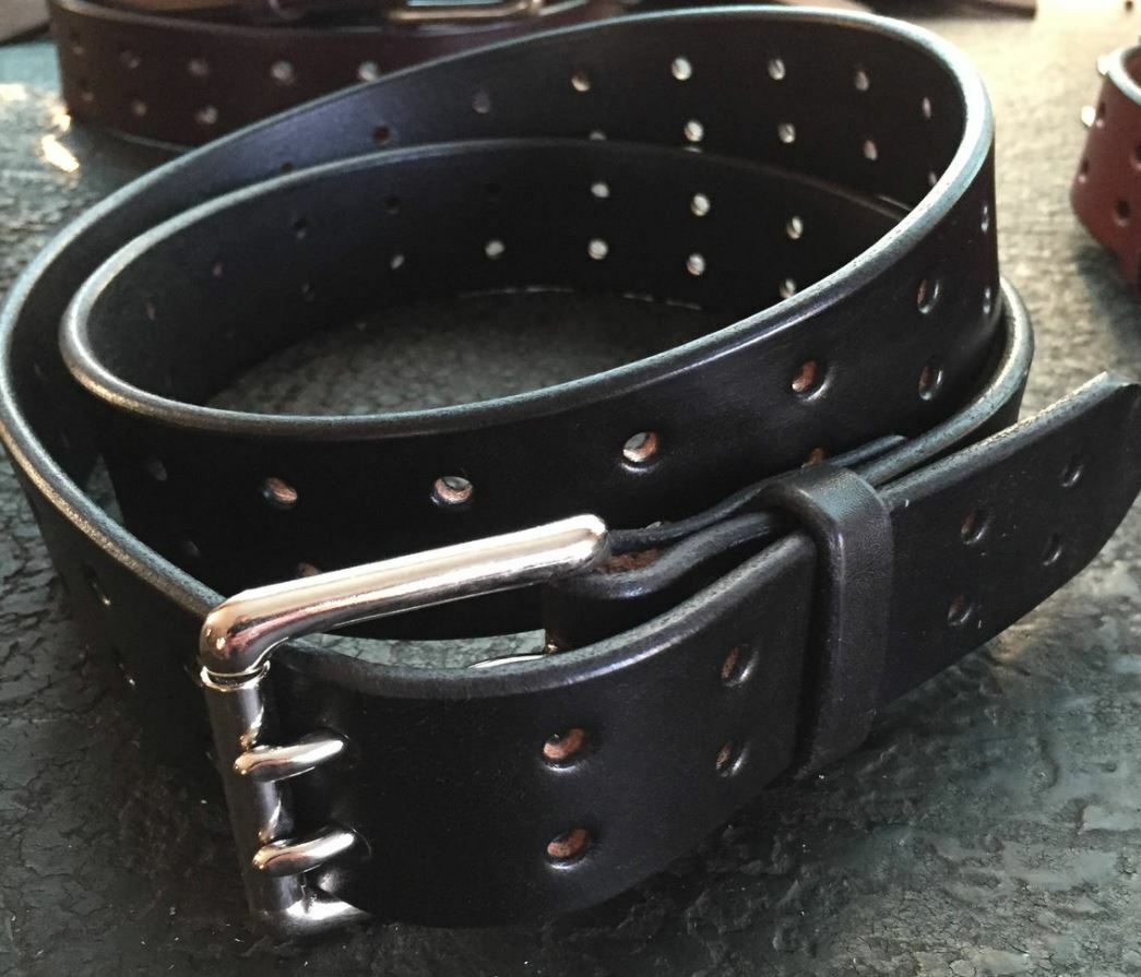 Amish Handmade Leather Gun Holster Dress Work Belt – Genuine Wickett & Craig USA