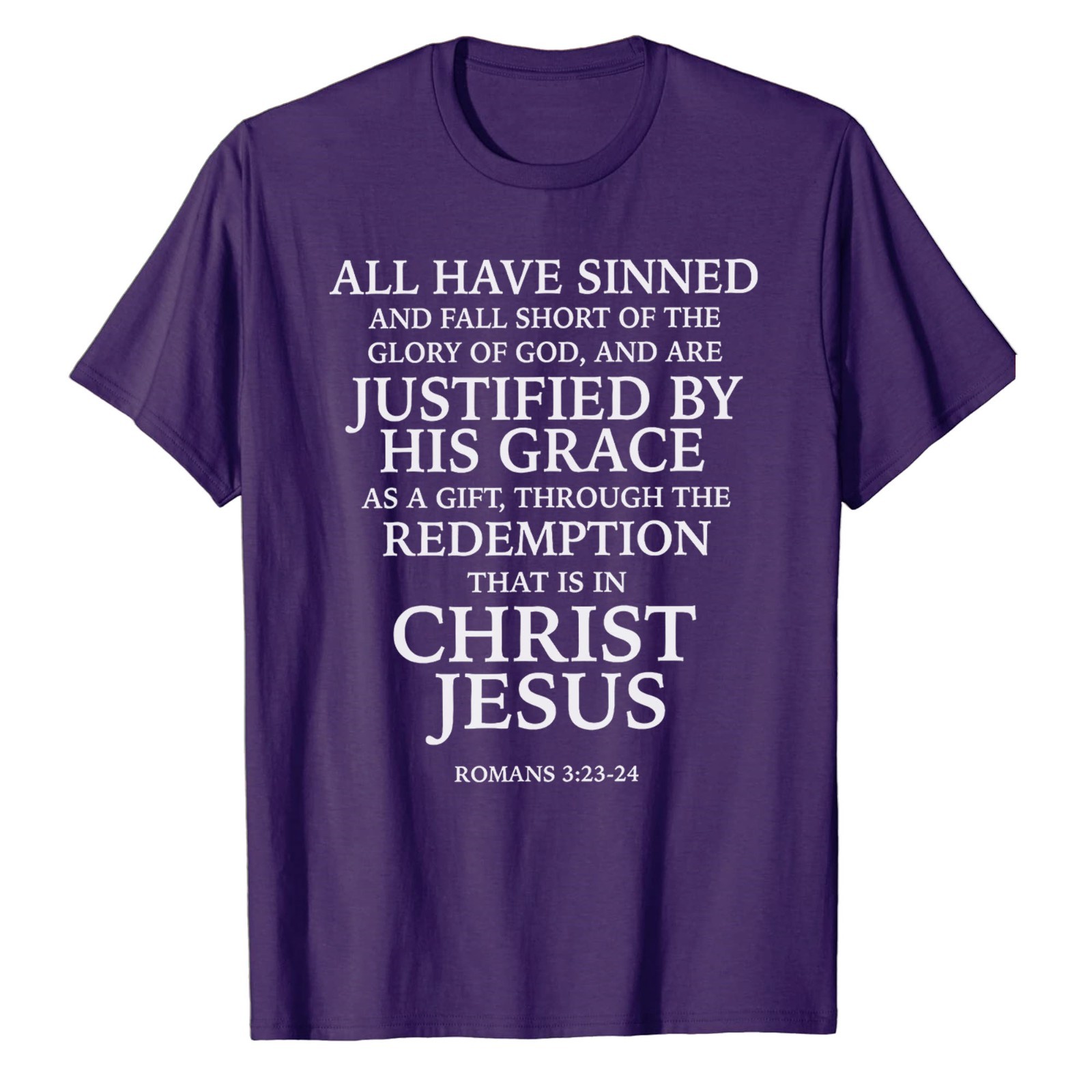Redemption Jesus Christ Roman T-Shirt Faith in God Christian Bible Catholic Tee