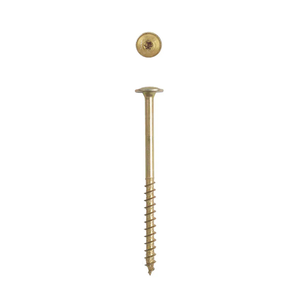 SPAX Multi-Material #10 x 3-in Yellow zinc Interior Cabinet screws 1000 -P|15739