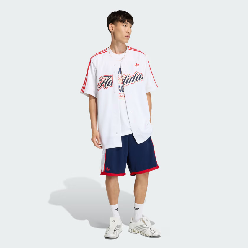adidas men SUMMER LEAGUE VARSITY BASEBALL JERSEY