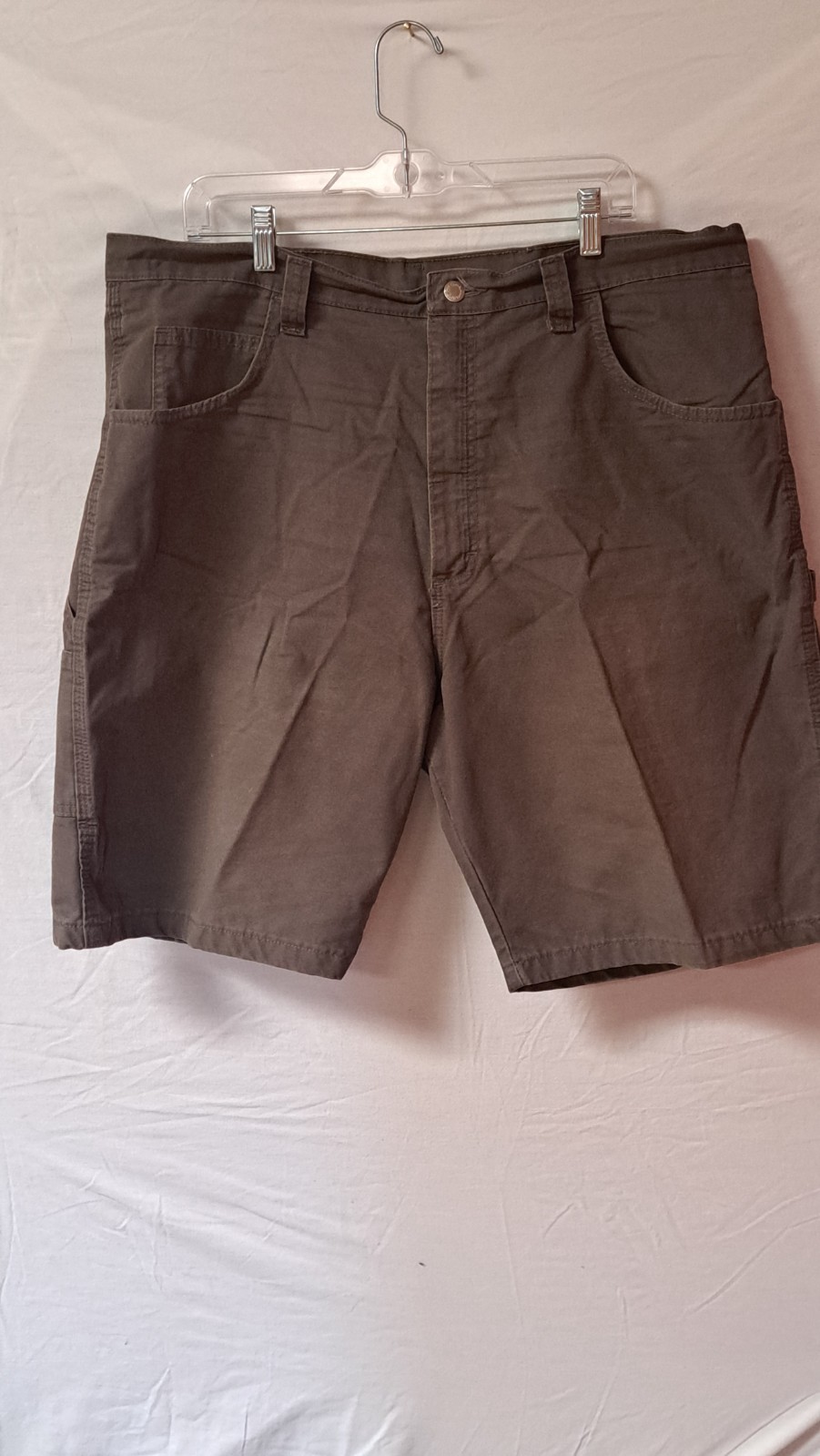 Wrangler Mens Carpenter Shorts Dark Gray Size 40 *See Description