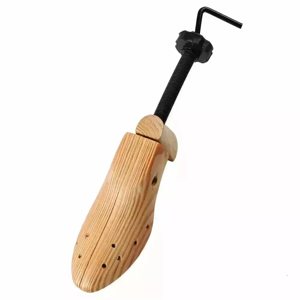 2025 One Pair 2-way Wooden Adjustable Shoe Stretcher for Men Women Size 9-13