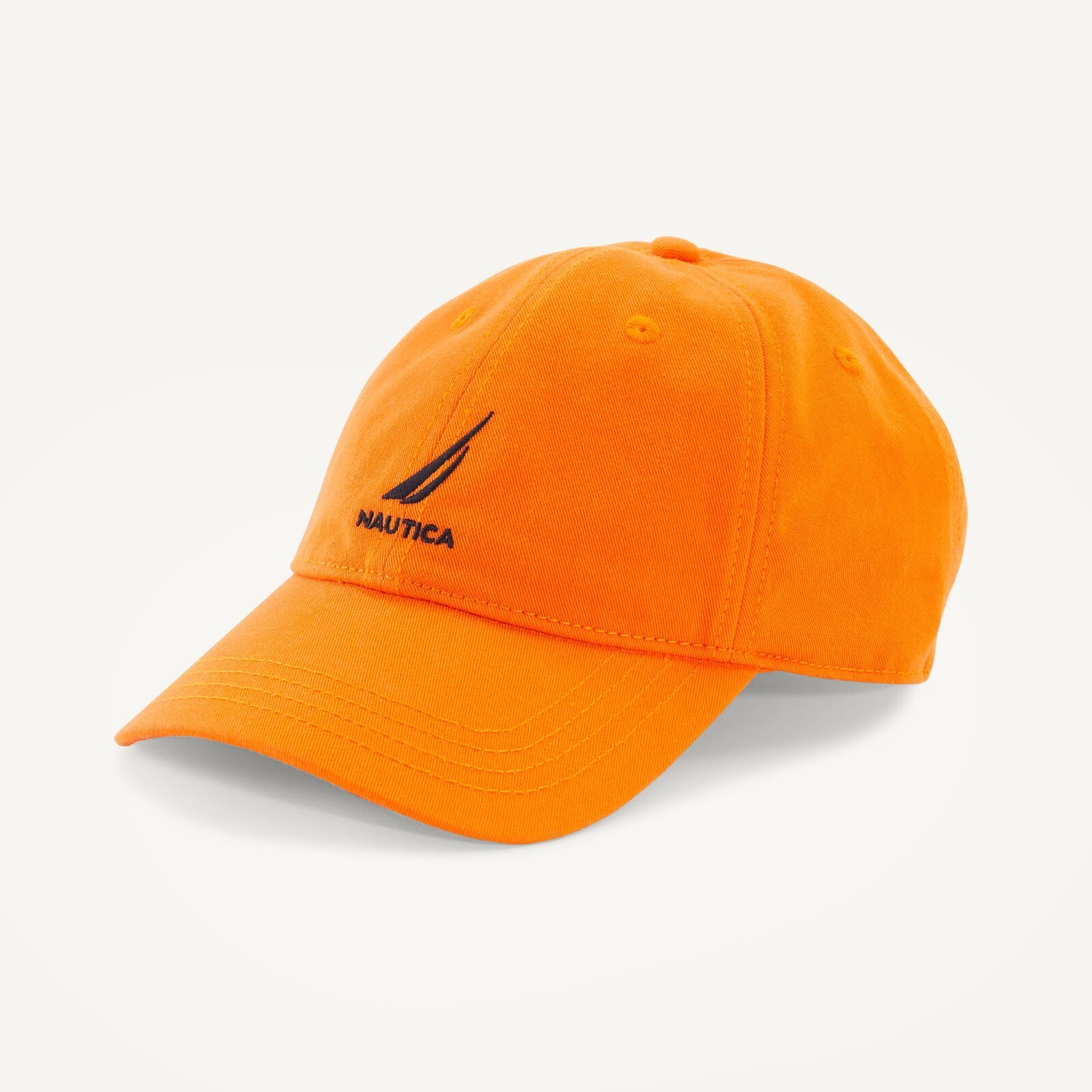 Nautica Men’s Embroidered Logo Cap Chino Twill Baseball Cap Adjustable One Size