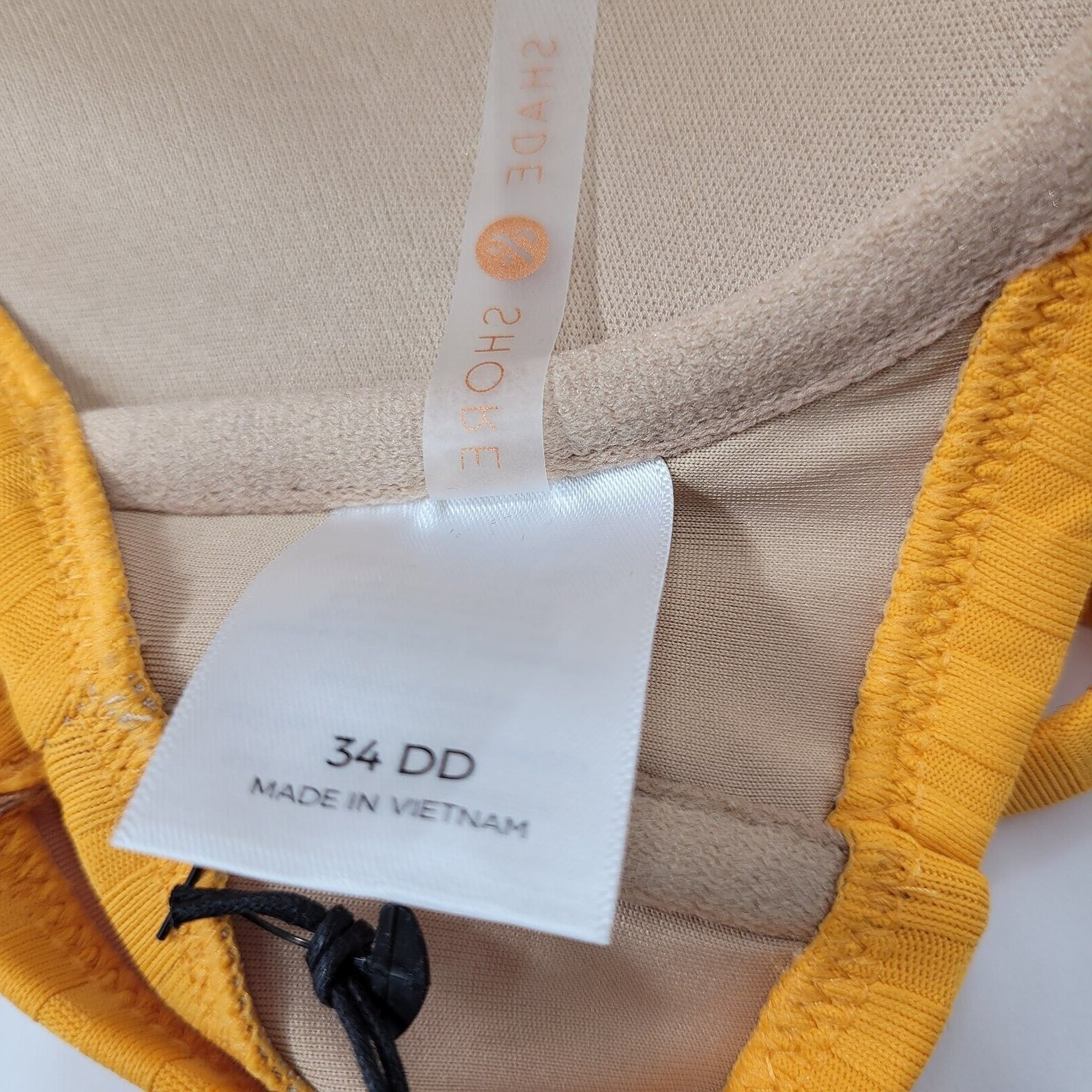 Shade & Shore Women’s Bikini Top Lightly Lined Underwired Padded Size 34 DD