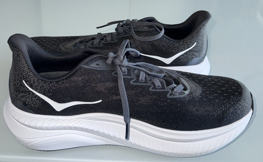 Hoka One One Men’s Mach 6 1147790 BWHT Running Shoes Gym Shoes Sneakers 12.5D