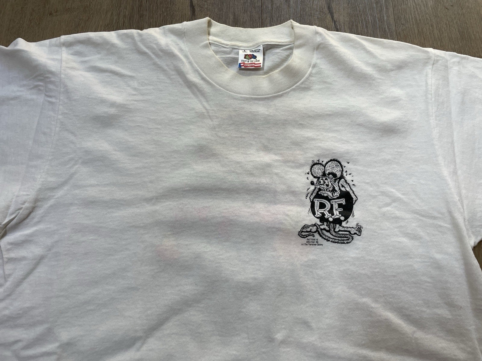🔥RARE Vintage 90s RAT FINK T-Shirt ED ROTH SIGNED Sick Minds Toys HOT ROD L USA