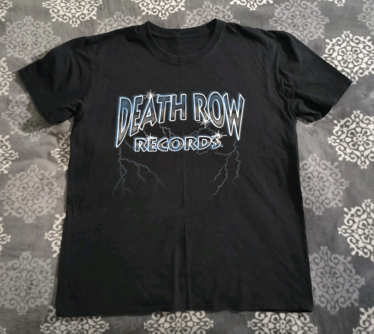 🎤 Vintage Death Row Records T-Shirts – Lot of 2 – Size Large (L) – 100% Cotton