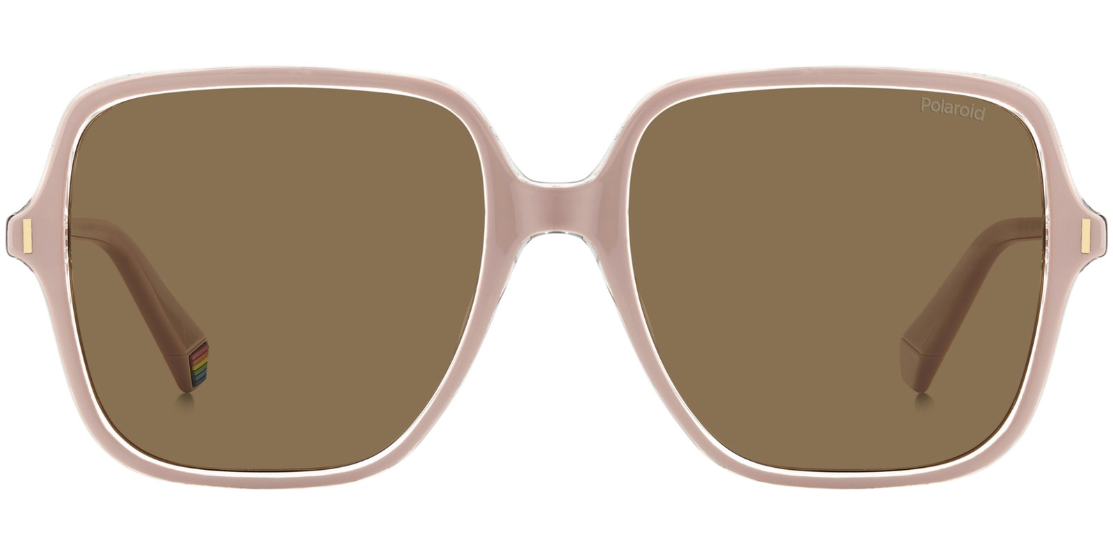 Polaroid Polarized Women’s Pink Butterfly Sunglasses w Rivet Detail 6219 035J SP