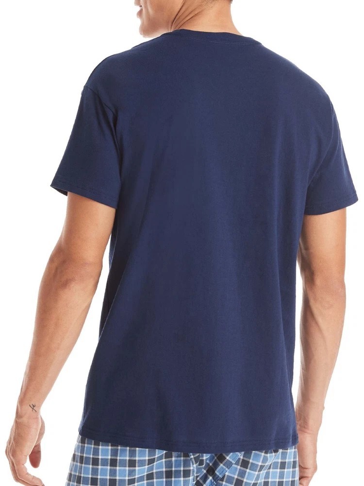 Hanes 6-Pack Pocket Tee Men’s T-Shirt Soft and Breathable Assorted