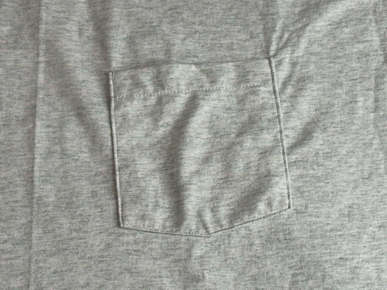 Vtg 1980s 1990s Fruit Of The Loom Best Made In USA Blank Grey T-Shirt 2XL NEW