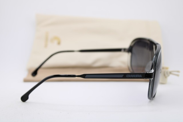 NEW CARRERA 1050/S 80S9O BLACK GREY GUNMETAL AUTHENTIC SUNGLASSES 63-10