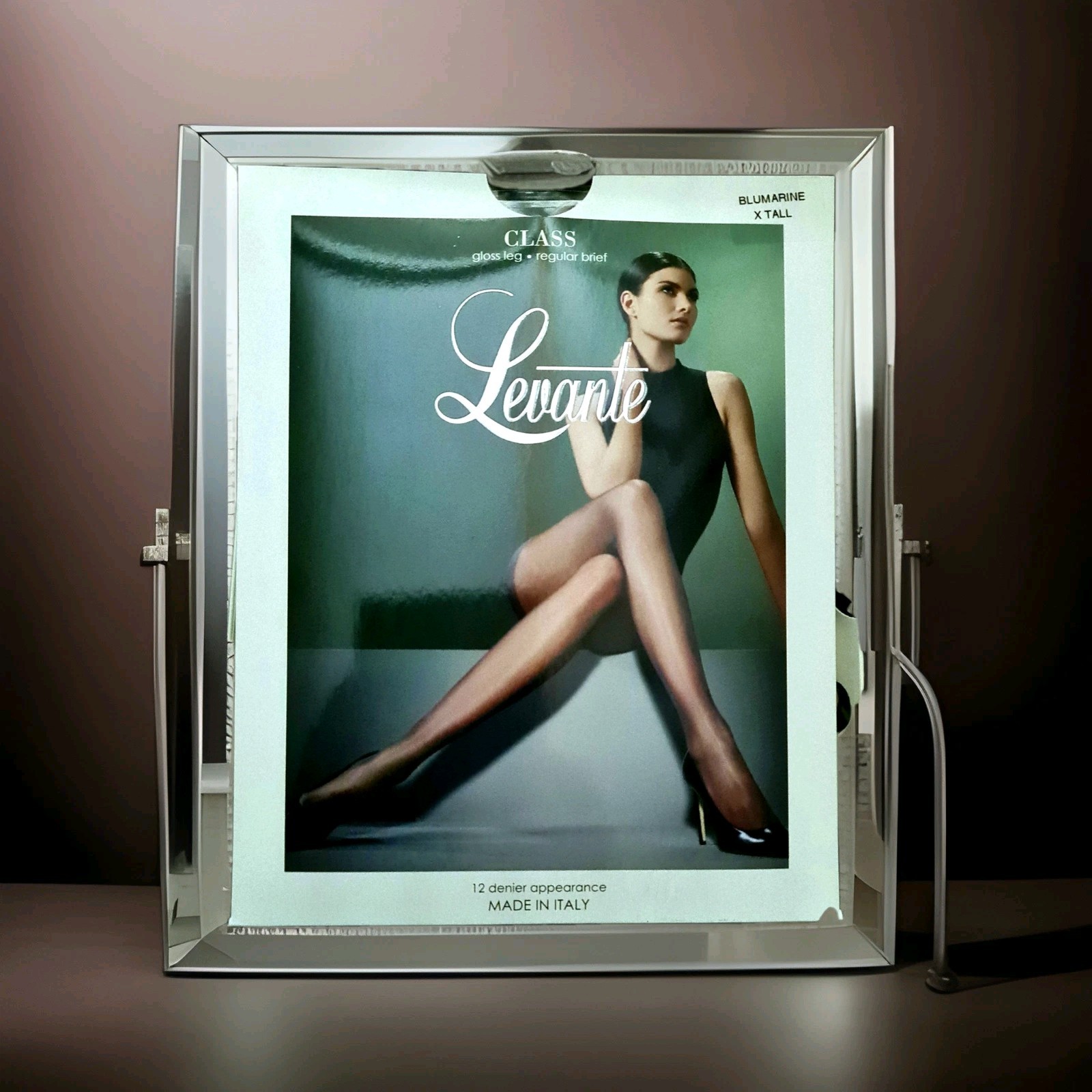 Levante Class gloss leg regular brief 12 denier tights – Bluemarine – X-Tall