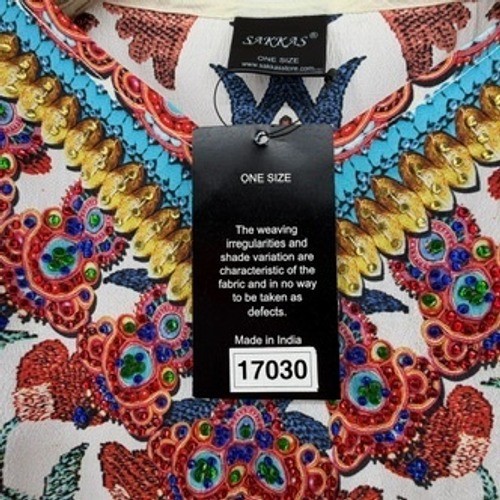 Sakkas Womens Cold Shoulder Poncho Top Boho Embellished Floral One Size 17030
