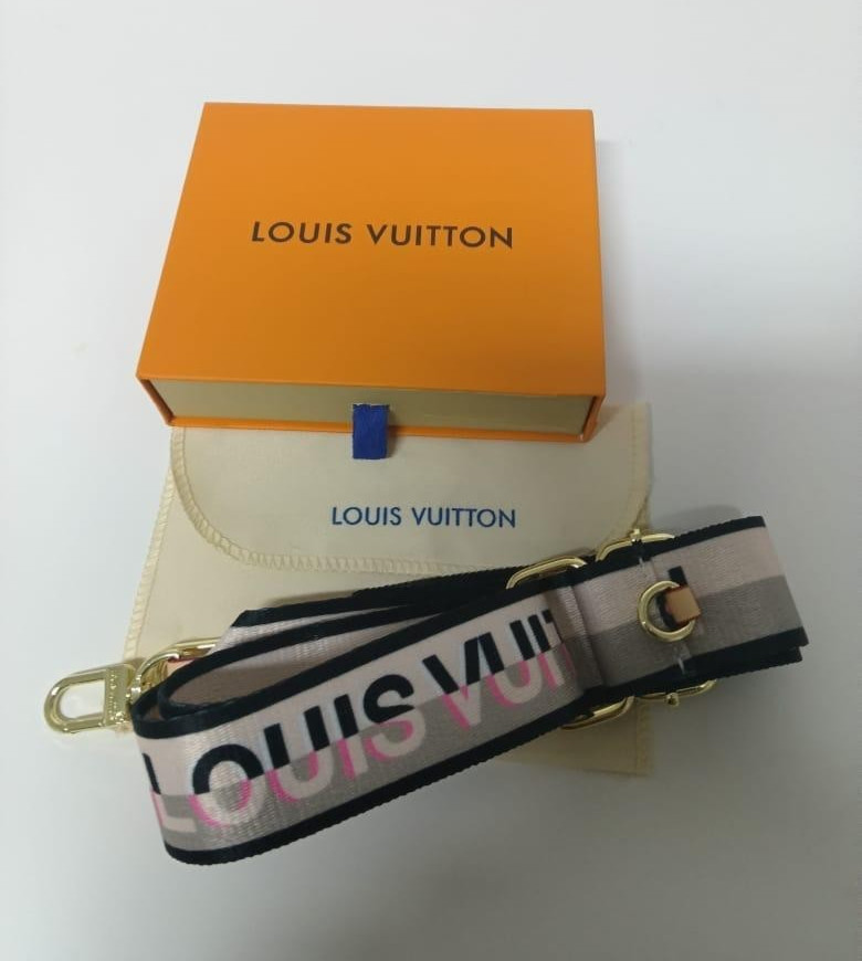 Louis Vuitton Speedy Bandouliere Adjustable Shoulder Strap Jacquard W/Bag & Box