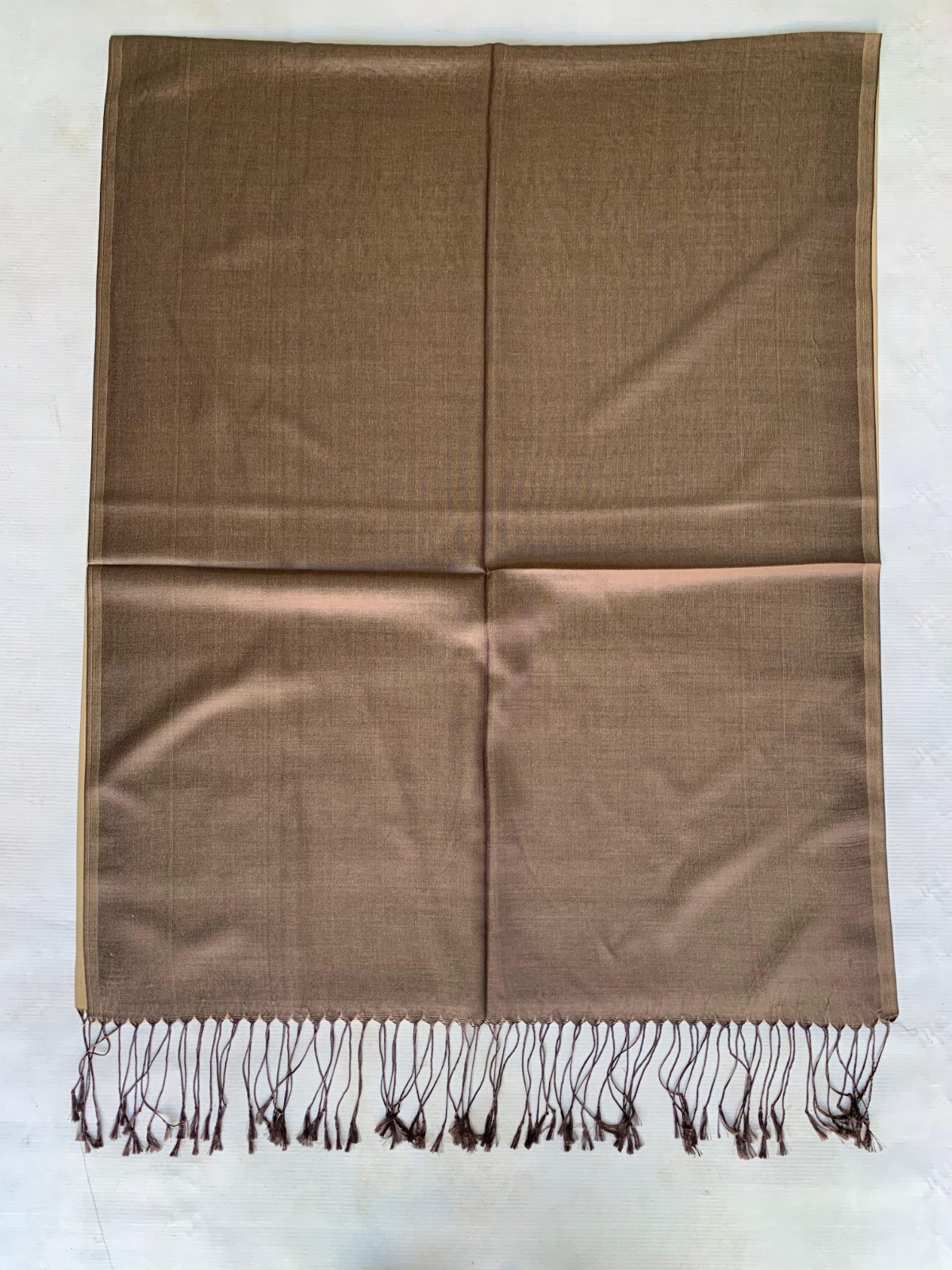 Women’s 100% Silk Solid Long Rectangular Scarf Shawl Wrap Stole Elegant