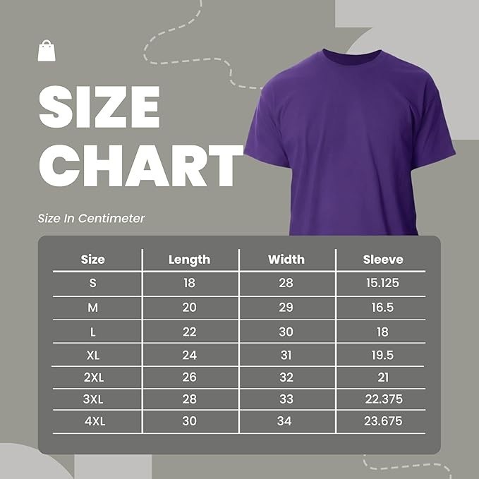 Crew Neck Men’s Heavyweight 100% Cotton Short Sleeve T-Shirts