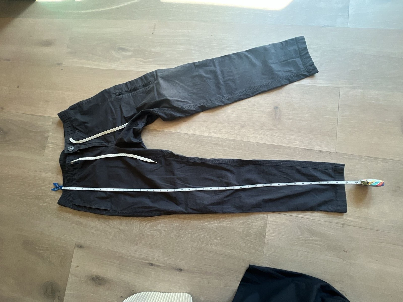 Vuori Ripstop Pant Charcoal Gray Drawstring Hiking Pants