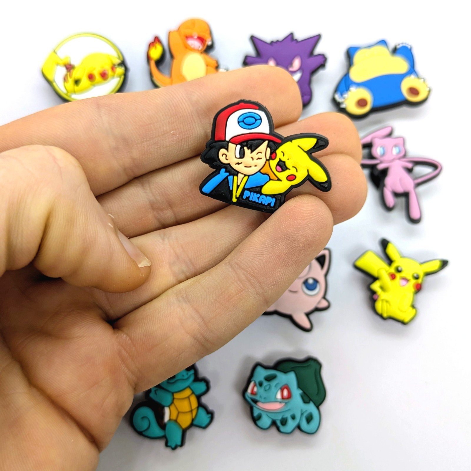 POKEMON SHOE CHARMS (14pcs) Cool Accessory Gift Pack of Fourteen Set Lot