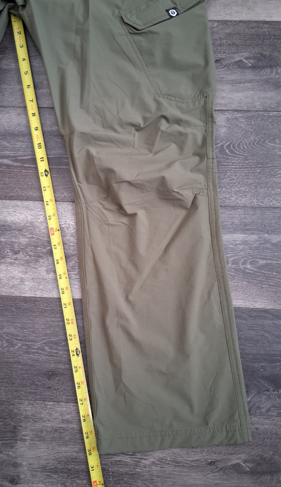 Truewerk T1 Werk Pants Durable Lightweight Cargo Olive Womans Size 16 (36×30)