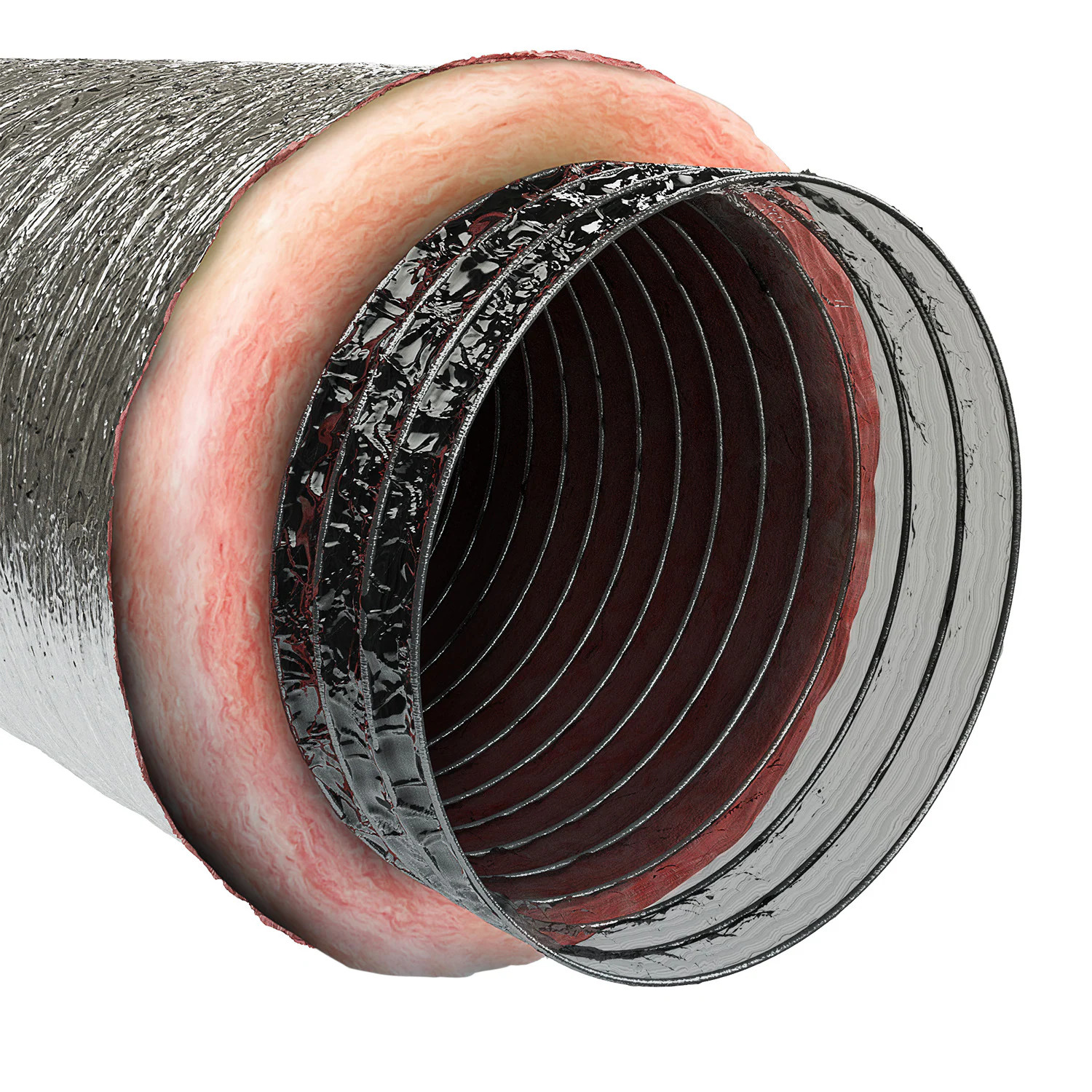 IMPERIAL 10.0-in x 25.0-ft Polyester Insulated Flexible Duct 8.0 – R|16292