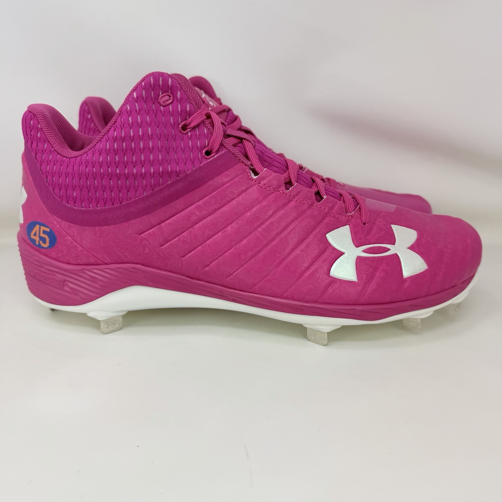 Under Armour Bryce Harper 3 Mother’s Day Baseball Cleats Pink Men’s Size 14