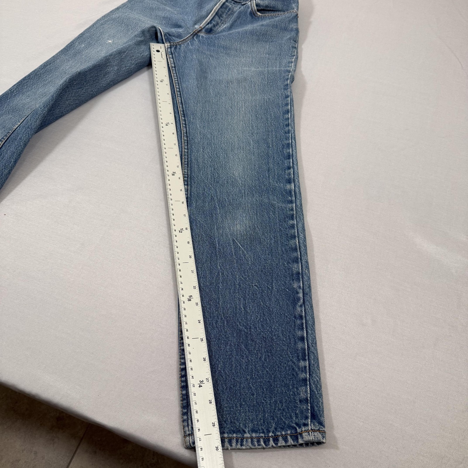 Vintage Levis Jeans Womens 24×30 Blue 501 Straight Fit Denim Pants 80s 90s USA