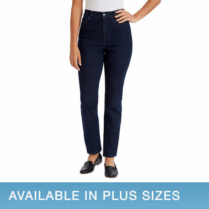 Gloria Vanderbilt Ladies’ Amanda Denim Jeans – DARK BLUE PORTLAND (Select Size)
