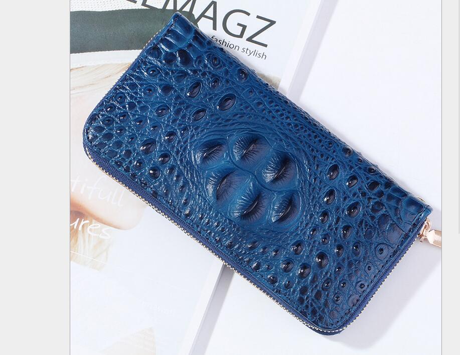 Mens Leather Wallet Zipper Card Holder Long Phone Purse Clutch Handbag Billfold
